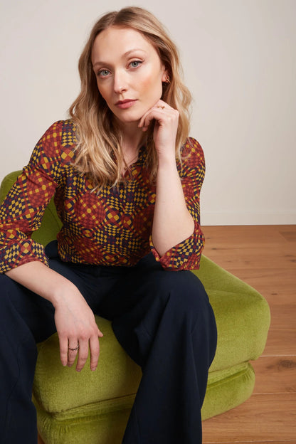 King Louie Maisie Blouse Zesty
