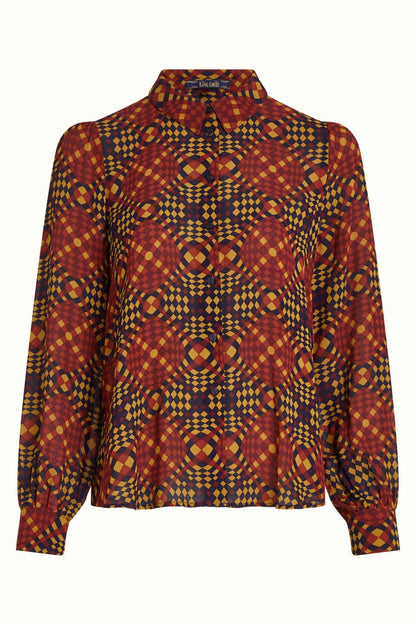 King Louie Maisie Blouse Zesty