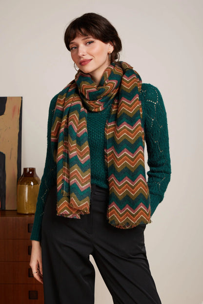 King Louie Penny Scarf Guacemole