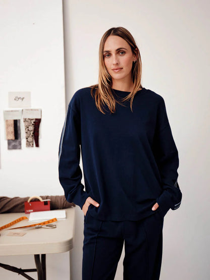 Thrills TC insignia Oversized LS Tee