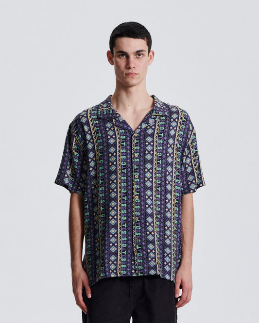 TCSS Dunstin S/S Resort Shirt Black
