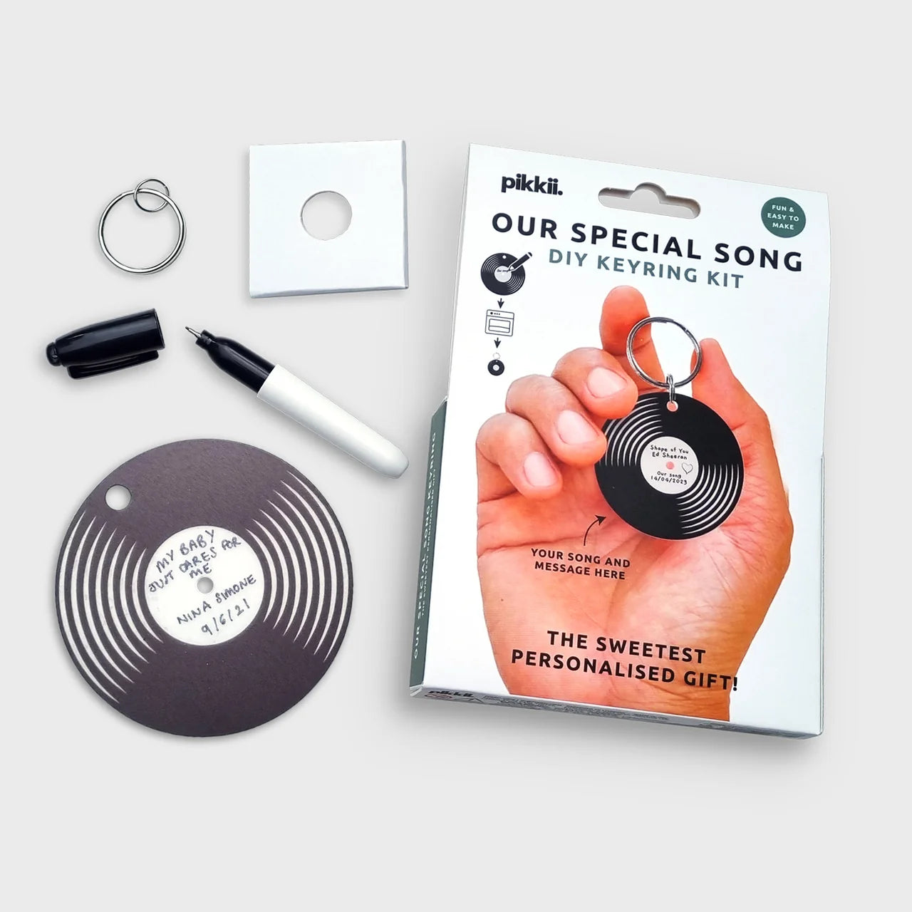Pikkii Keyring Shrink Kit Our Song