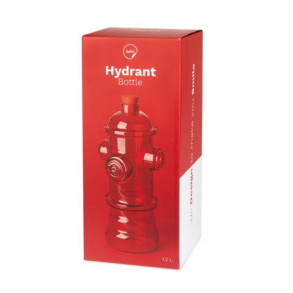 Balvi Hydrant Glass Water Bottle 1.2L