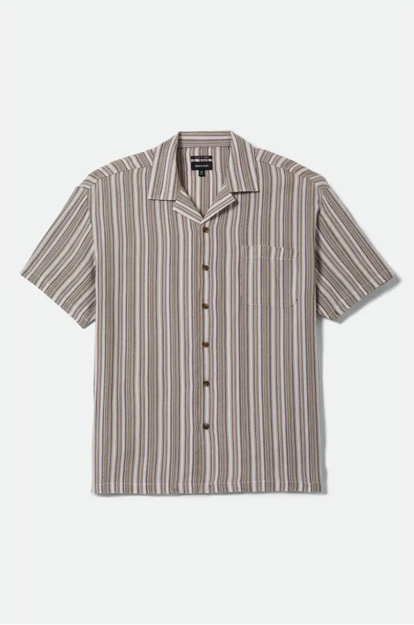 Brixton Bunker Twisted Stripe S/S Shirt