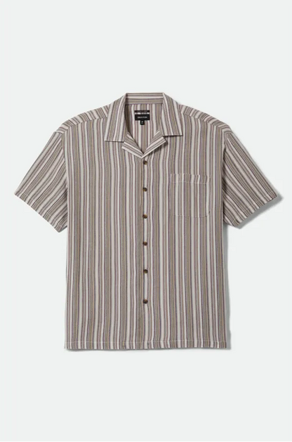 Brixton Bunker Twisted Stripe S/S Shirt