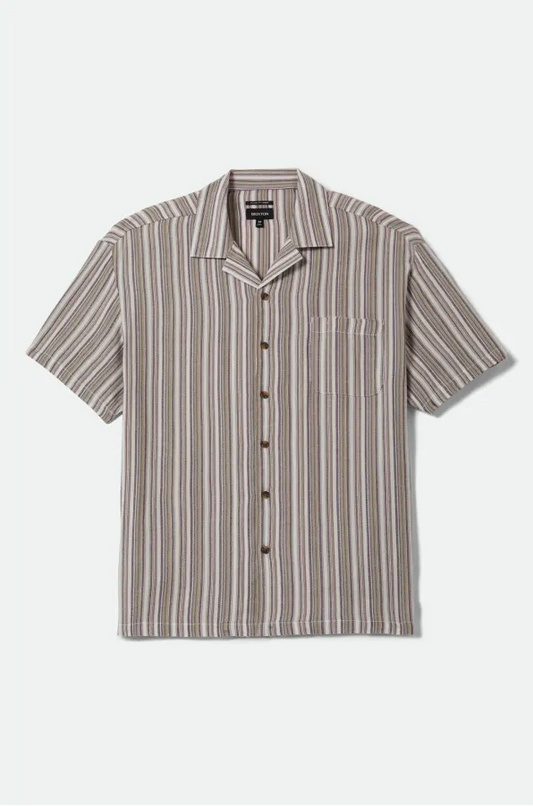 Brixton Bunker Twisted Stripe S/S Shirt