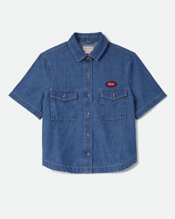 Brixton Mechanics Womens S/S Woven Shirt