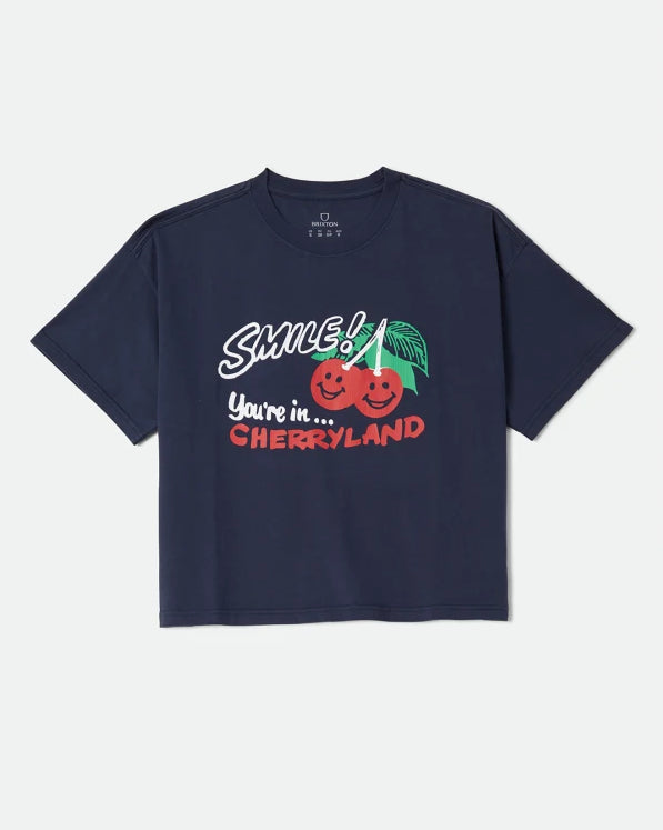 Brixton Cherryland Boxy Cropped Crew