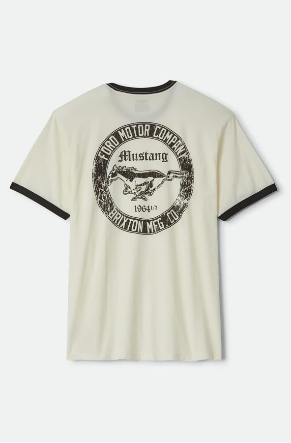 Brixton Ford Mustang Ringer Tee