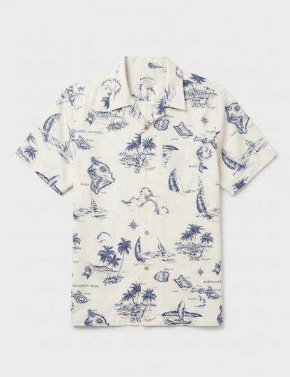 Mr Simple Hawaiian Short Sleeve Shirt