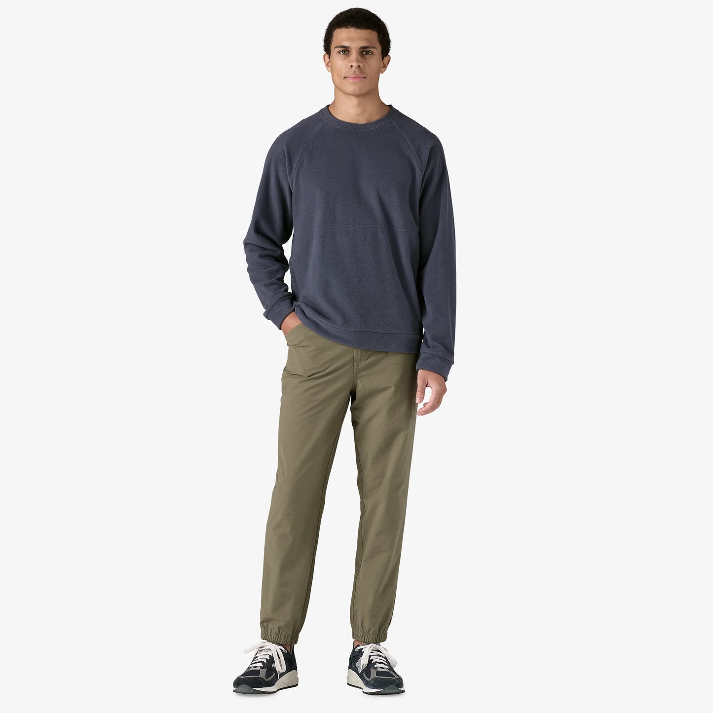 Patagonia M's Micro D Fleece Crewneck Smoulder Blue
