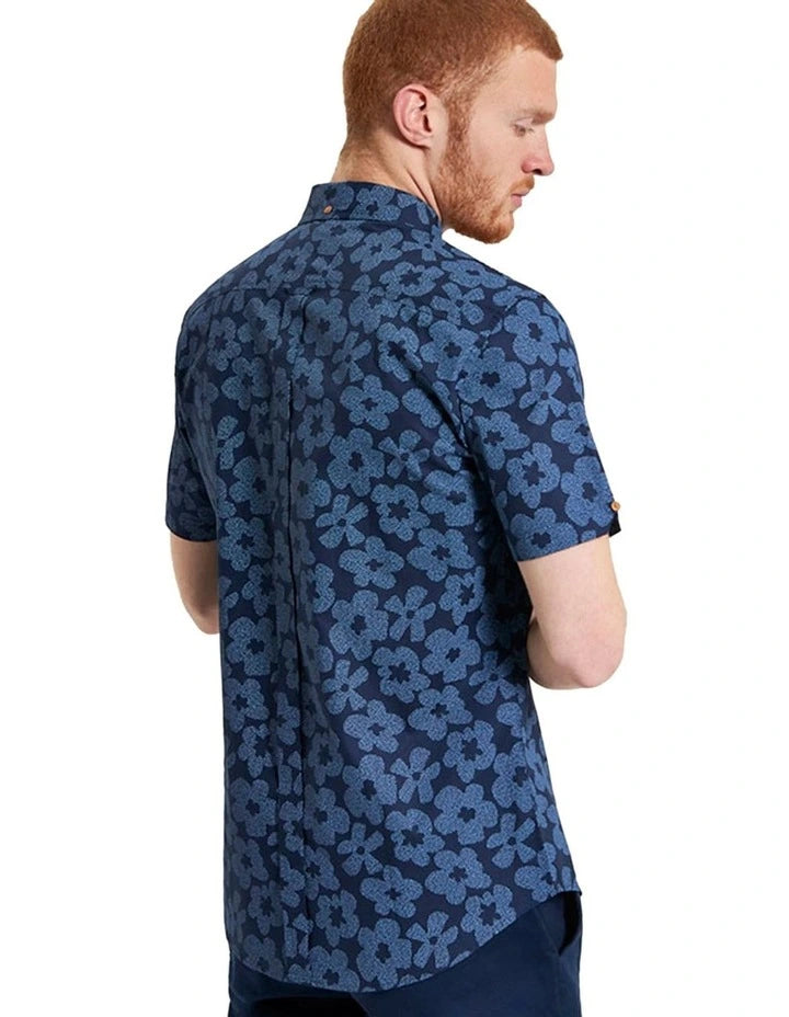 Ben Sherman BS025 Blue Floral Print