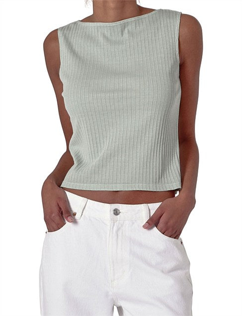 Rollas Shell Tank Rib Mist
