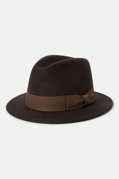 Brixton Roma Fedora Chocolate/Bronze