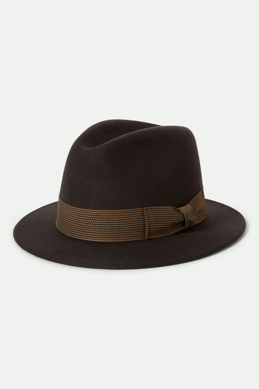 Brixton Roma Fedora Chocolate/Bronze