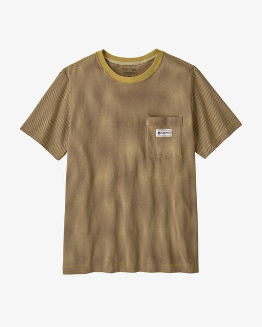 Patagonia Men's Midweight Hut Tripper Label Pocket Tee