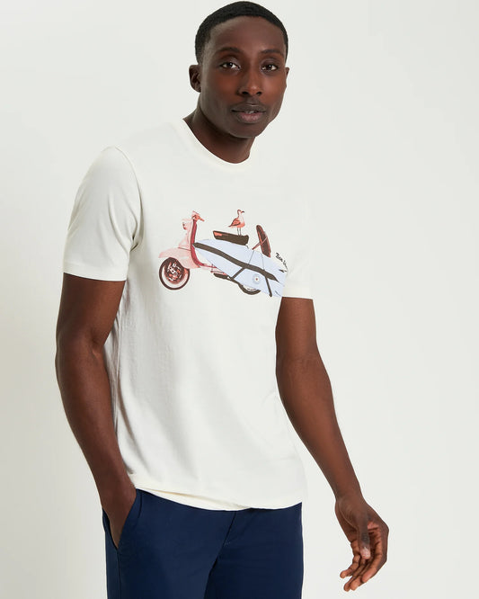 Ben Sherman B1012532 Surf Scooter Tee