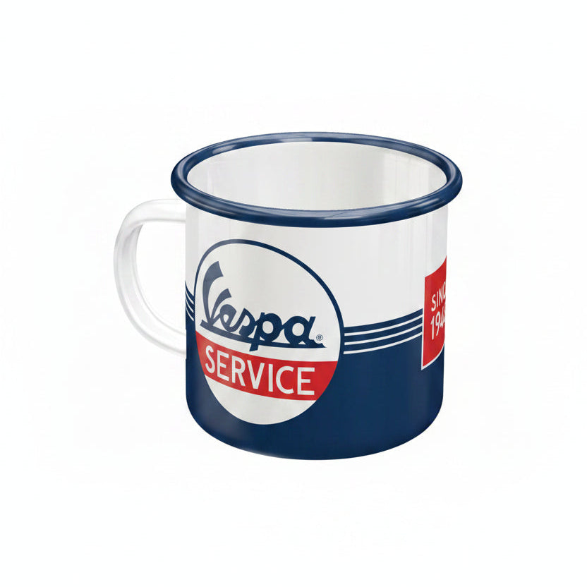 Vespa Enamel Mug