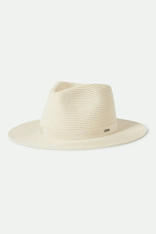 Brixton Carolina Straw Packable Travel Hat