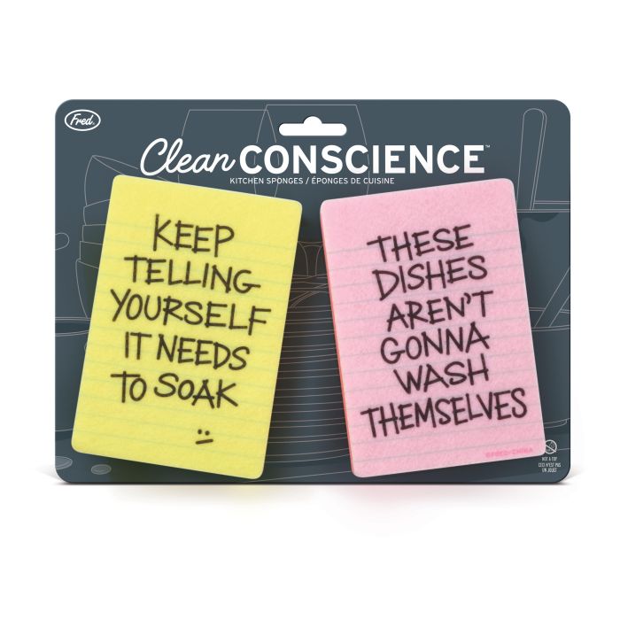Fred Clean Conscience Sponges 2pcs