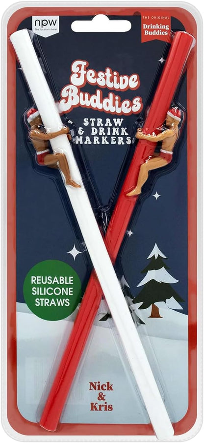 Festive Buddies Straw