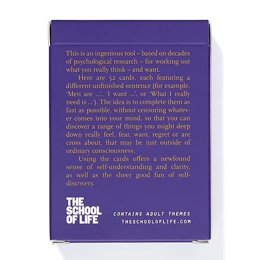 The School of Life Complete the Sentence Prompt Cards