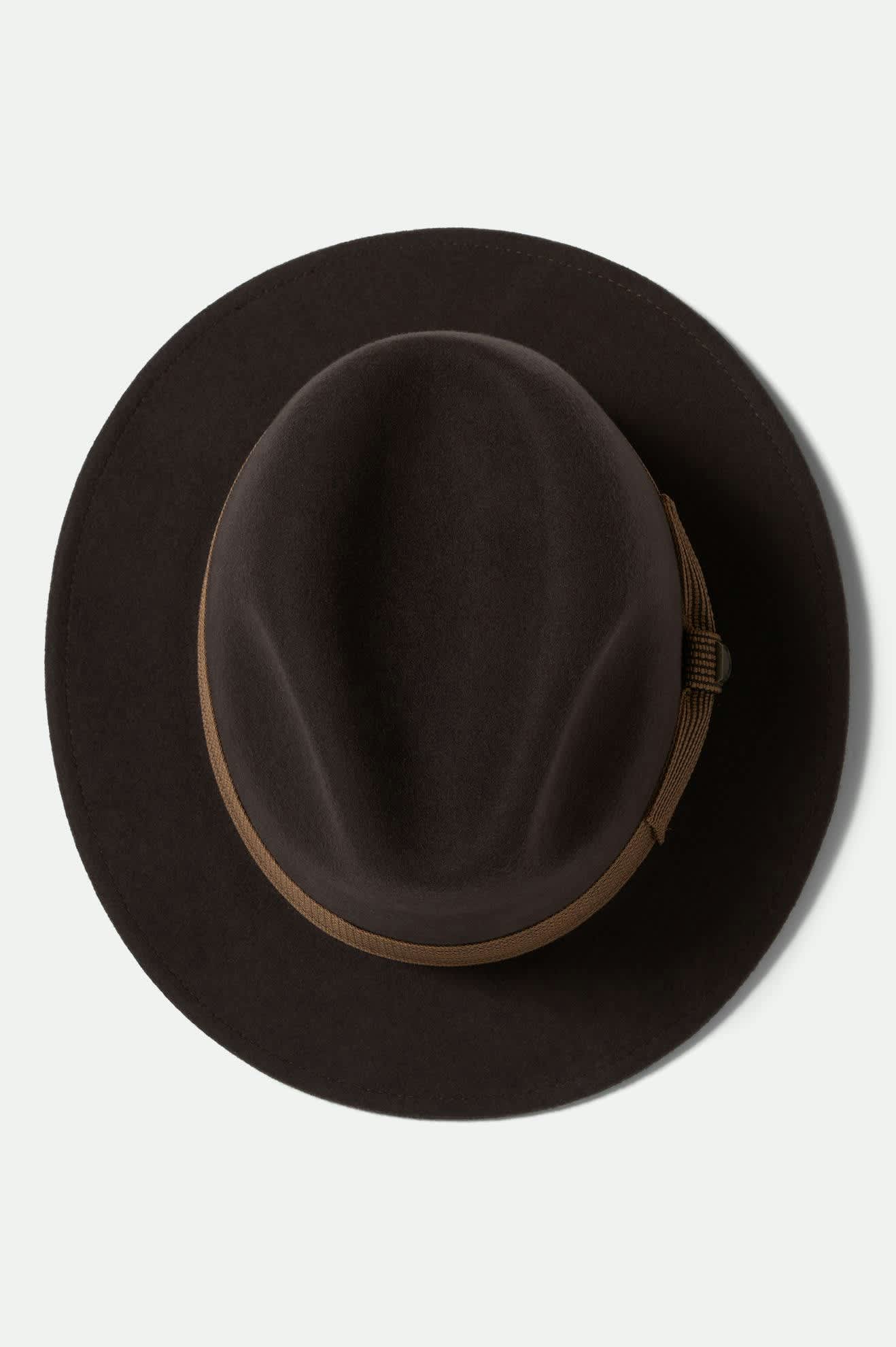 Brixton Roma Fedora Chocolate/Bronze