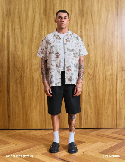 Mr Simple Hawaiian Short Sleeve Shirt