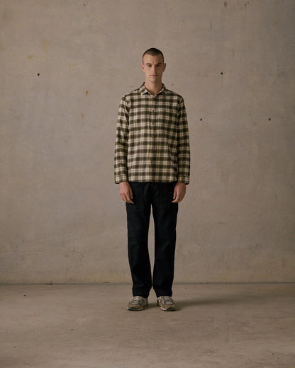 McTavish House Check L/S Flannel Shirt Green Multi