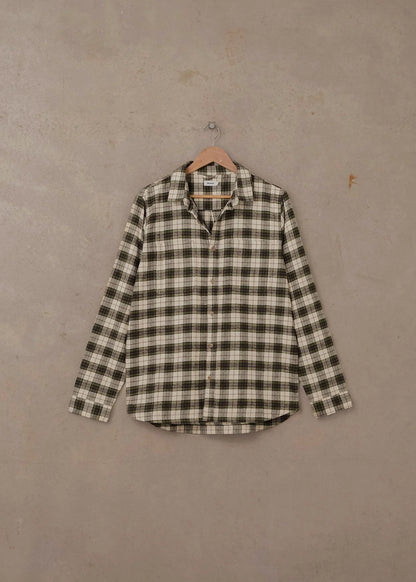 McTavish House Check L/S Flannel Shirt Green Multi