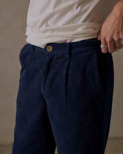 McTavish Classic Cord Pants Blue