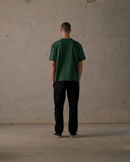 McTavish Boxy Hotline Tee Green