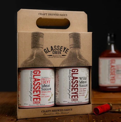 Glasseye Creek Twin Pack Wild Meat Sauce/pretty Hot Meat Sauce