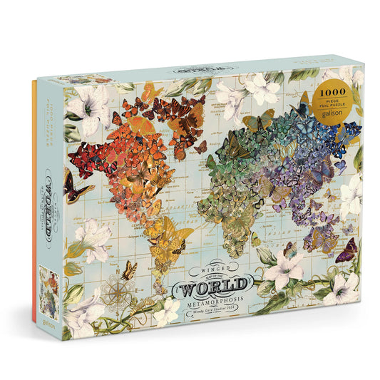 Winged Metamorphosis 1000 Piece Foil Puzzle