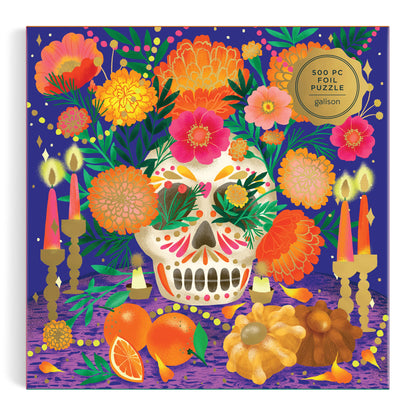 Ofrenda del Dia de Muertos Foil Puzzle 500pc