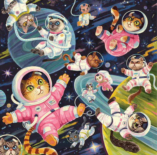 A Space Meowdyssey 500 Piece Puzzle - Urban Depot Leederville