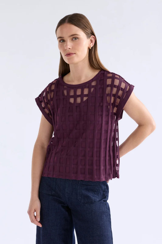 Elk Grid Burnout Top