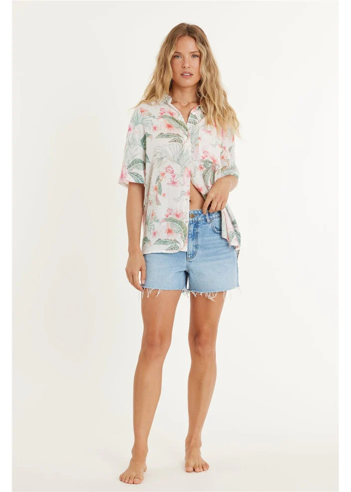 Amuse Society Cabana Woven Top