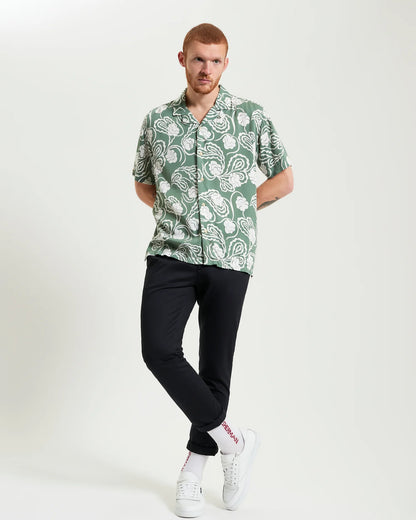 Ben Sherman B1012450 Paisley Swirl Print Shirt - Urban Depot Leederville