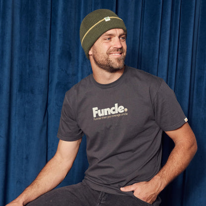 Banabae Funcle Organic Cotton Tee Washed Black