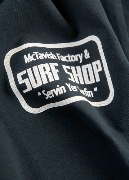 McTavish Surf Shop Tee Dark Blue