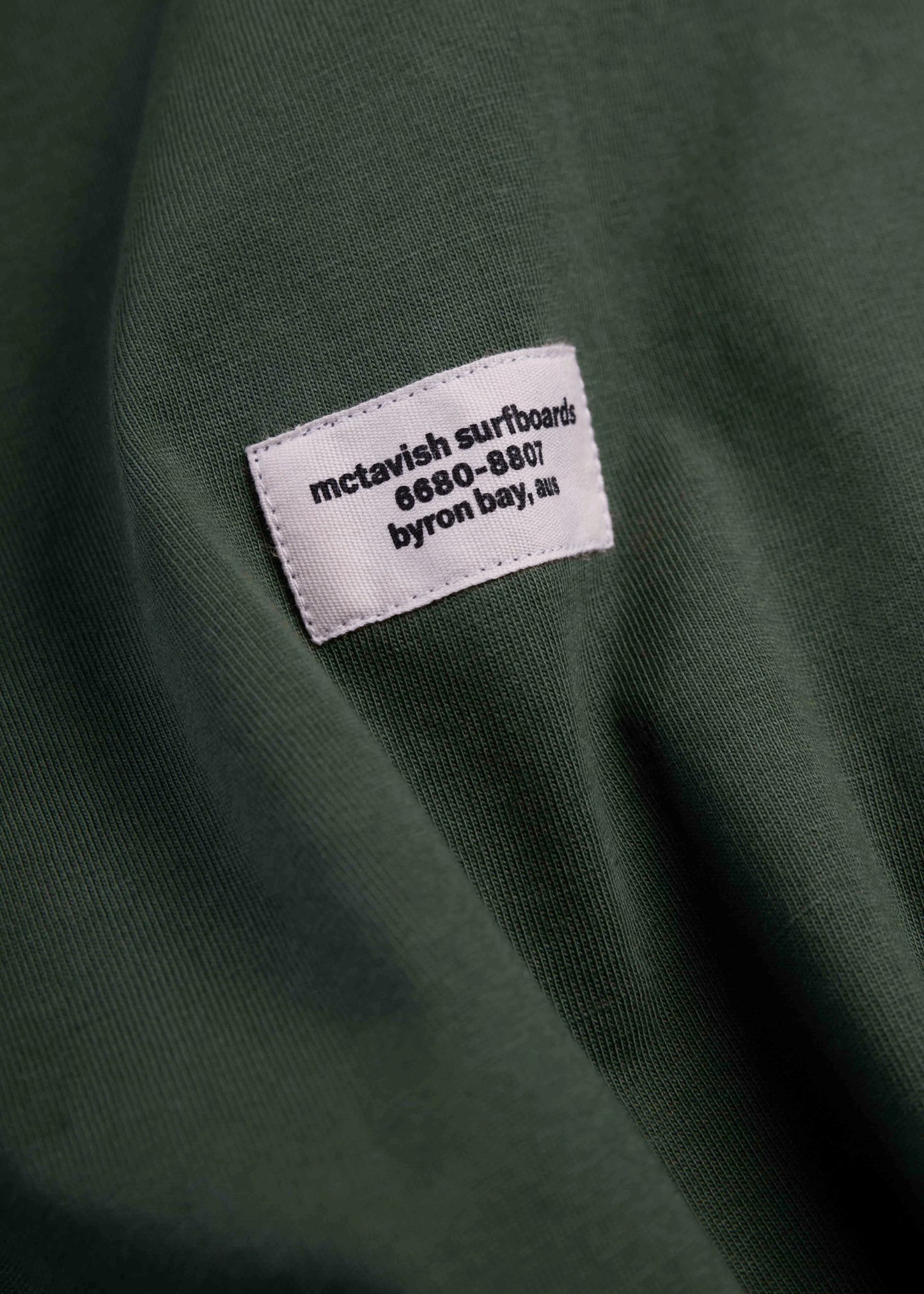 McTavish Boxy Hotline Tee Green