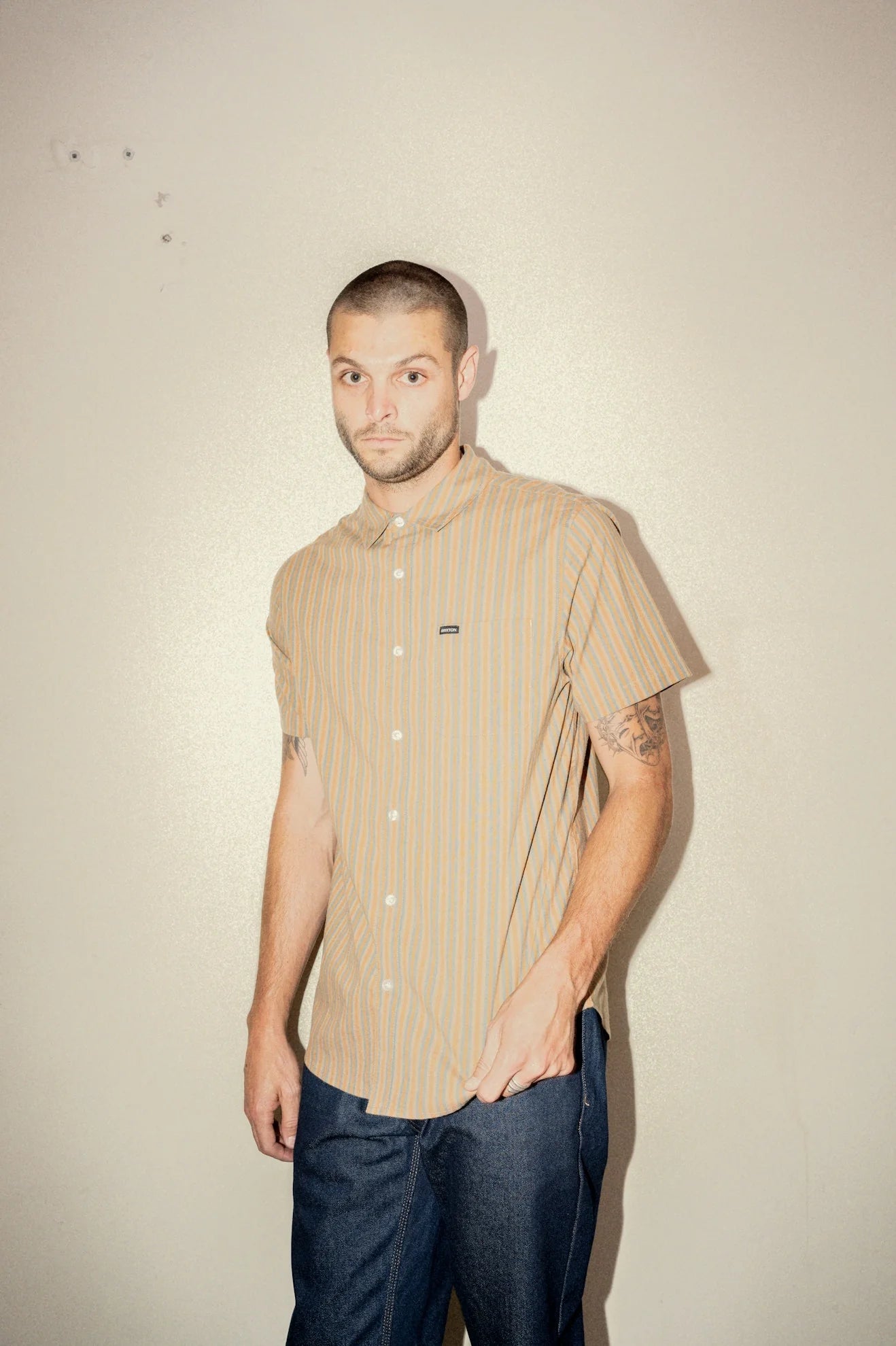 Brixton Charter Stripe Shirt