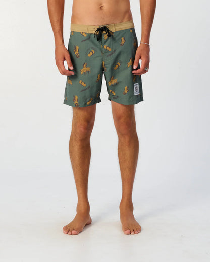 TCSS Peace Thong 17" Boardshort - Green