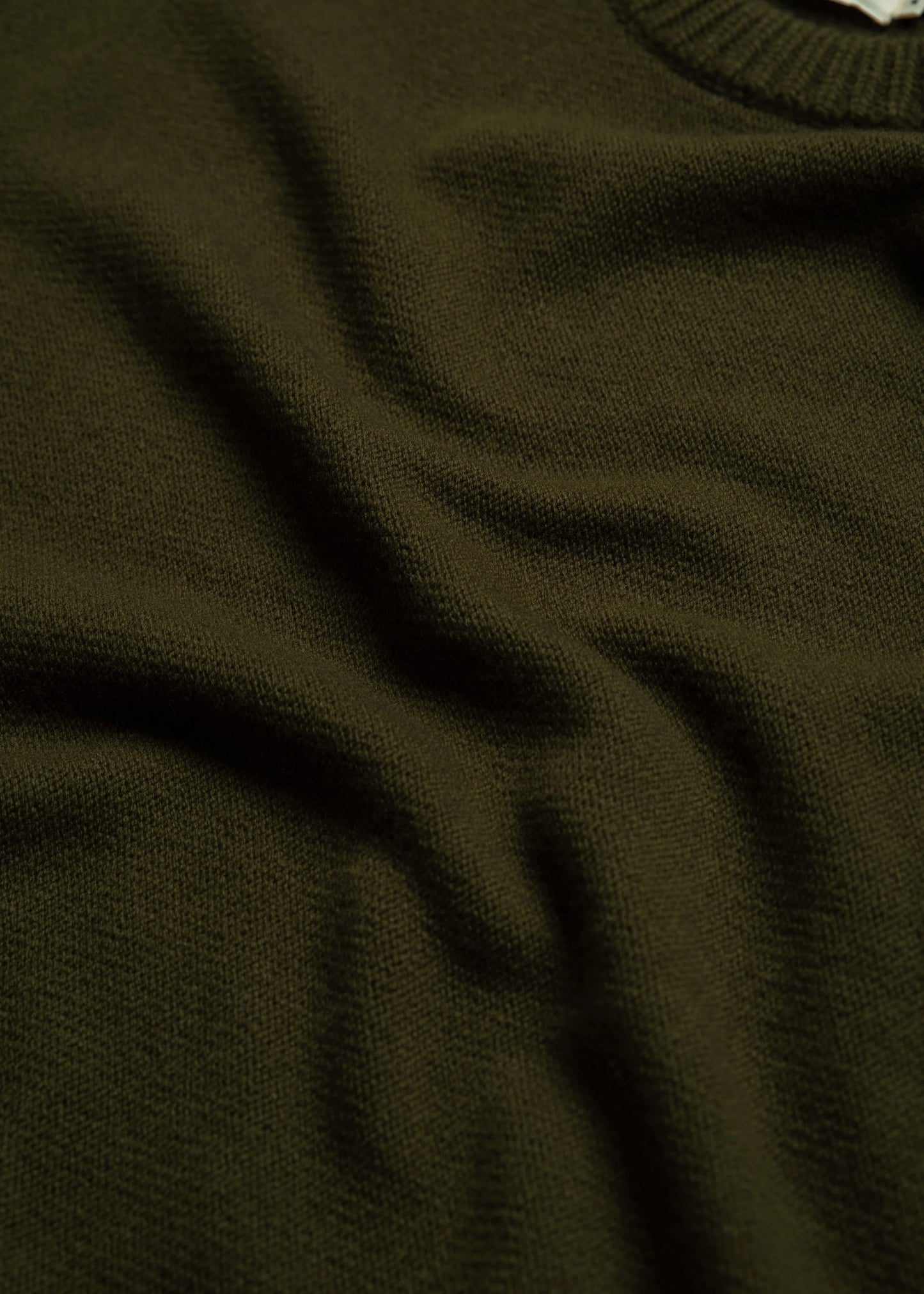 McTavish Reverse Seam Knit Jumper Green