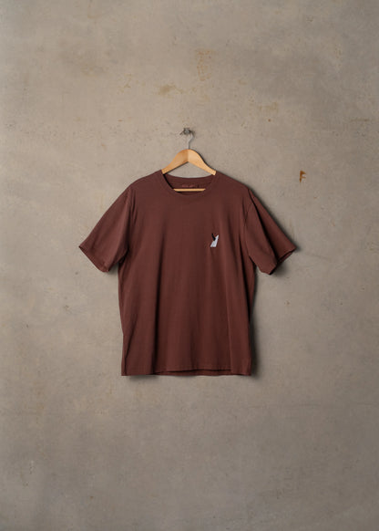 McTavish Single Fin Tee Brown