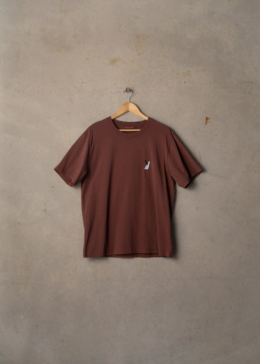 McTavish Single Fin Tee Brown