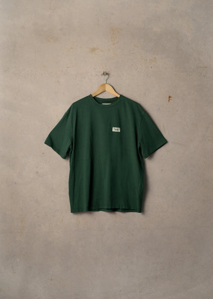 McTavish Boxy Hotline Tee Green
