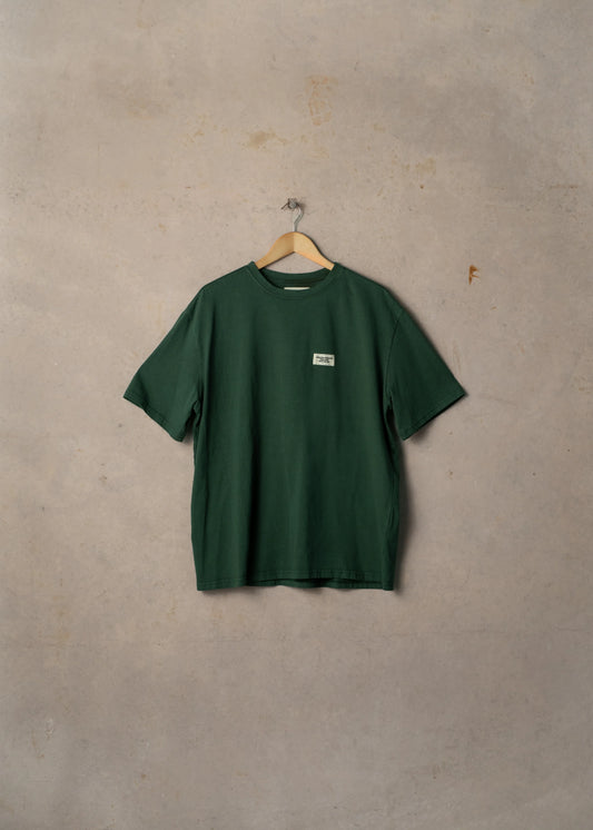 McTavish Boxy Hotline Tee Green