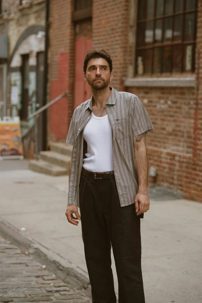 Brixton Charter Stripe Shirt